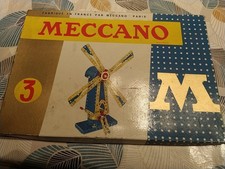 MECCANO ANCIEN BOITE 3 série M années 1960, deuxieme no lot