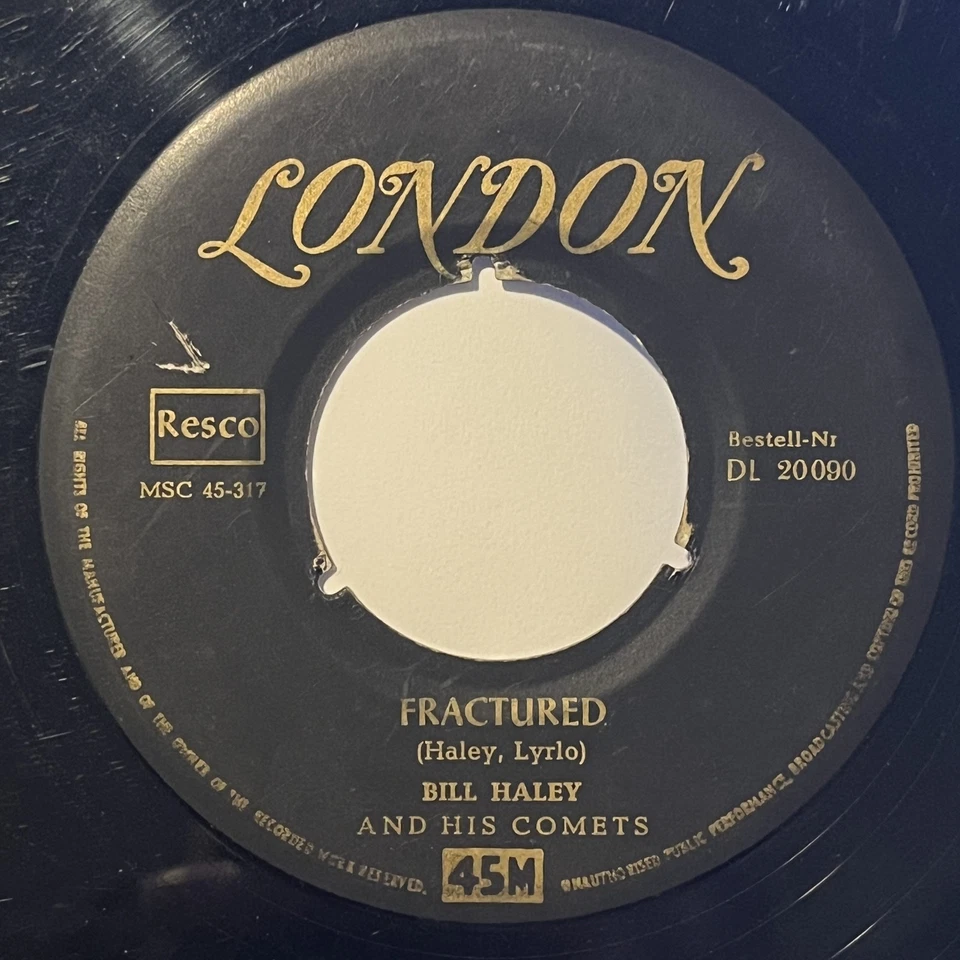 Rock, Pop Bill Haley And His Comets - Pat-A-Cake / Fractured London Records - Image 2 of 2