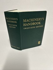 Machinerys Handbook 20th Twentieth Edition Oberg Jones 1976 Reference Book