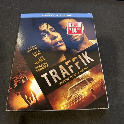 Traffik Blu-ray with Slipcover R Rated Thriller Paula Patton Omar Epps