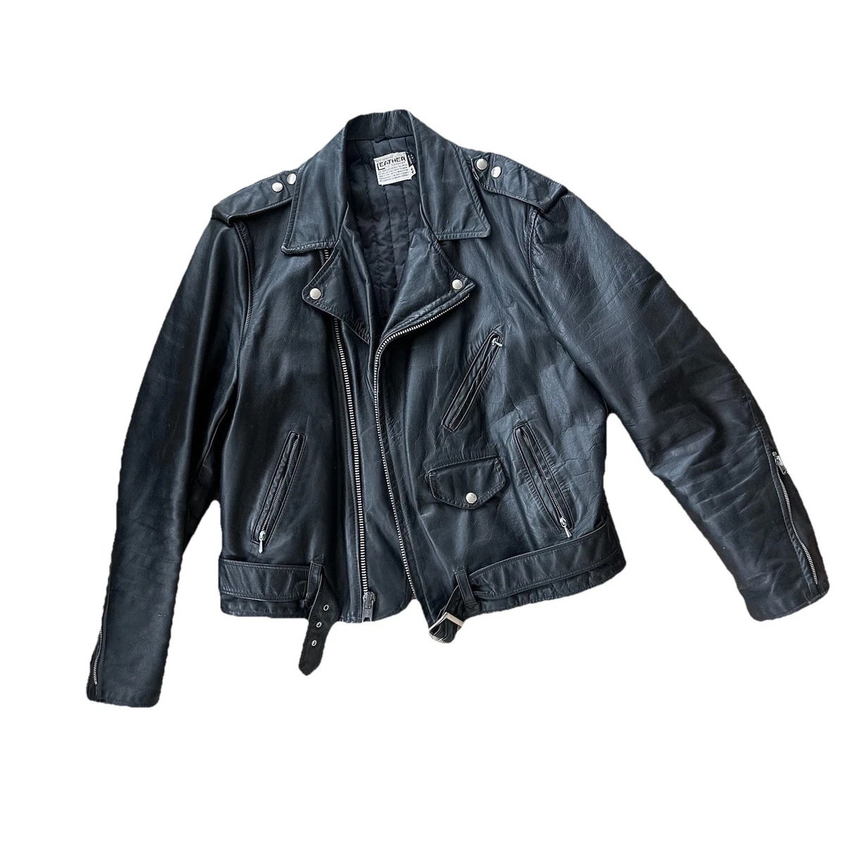 Fidelity Leather Outer Shell Black Coats, Jackets & Vests for Men