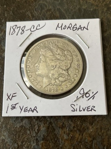 1878 CC MORGAN SILVER DOLLAR XF 1st Year Nice Strike *Wholesale Pricing!