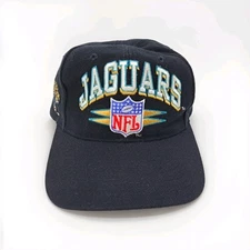 Jacksonville Jaguars Vintage 90s Logo Athletic NFL Hat Pro Line Cap  Wool Black