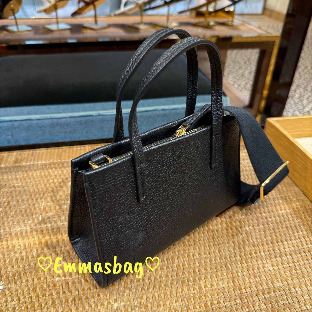 Tory Burch Blake Mini Tote 176875 $300 Black | eBay