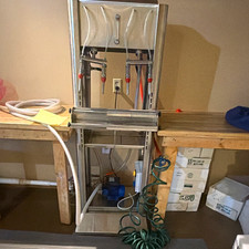 Stainless Steel Multi-Nozzle Liquid Filling/Dispensing Machine w/ Pump & Hoses