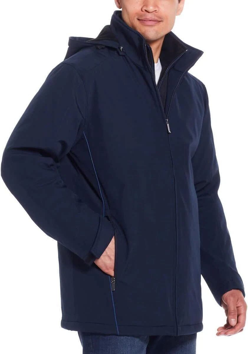 Weatherproof Men’s Ultra Tech Jacket (Blue,S,M,L)
