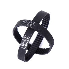 2GT Synchronous Belt Circular Closure Loop Timing Belt CNC Perimeter 202mm 396mm