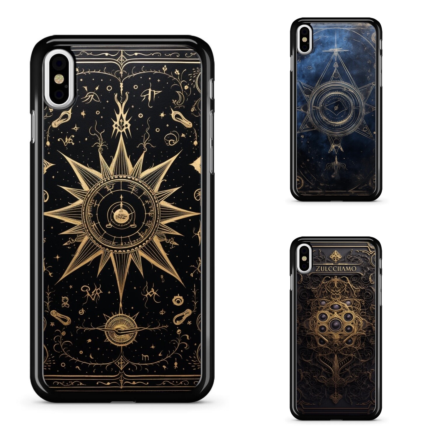 Google Motorola Moto Apple iPhone Holder Case Magic Occult Book Inspired Design