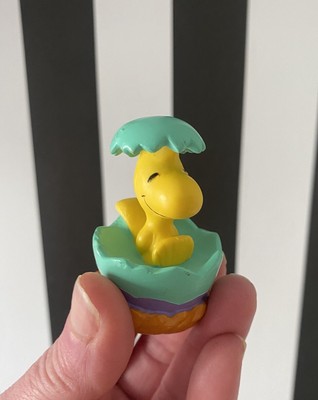 Vintage Woodstock Snoopy Peanuts Osterei PVC Figur selten Figur Schulz