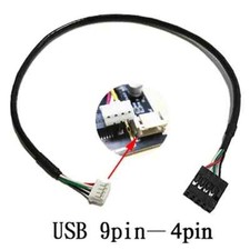 USB Bluetooth Cable 4 to 9 Pin for BCM94360CD PCI-e Desktop Wireless Card Mobo