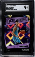 2019-20 PANINI STATUS NEW BEGINNINGS WHITE DIAMONDS TYLER HERRO #ED /125 SGC 9