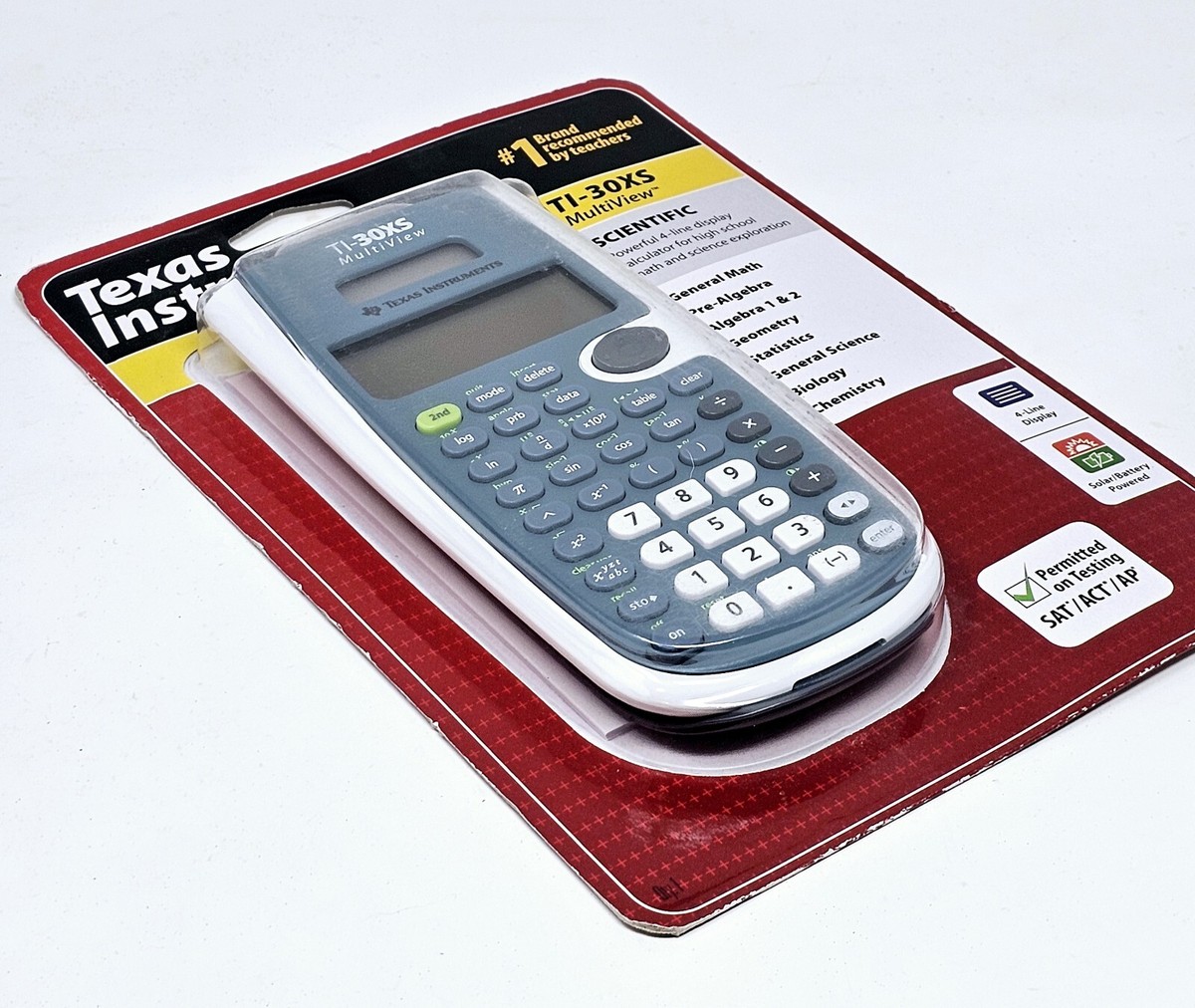 Texas Instruments TI-30XS MultiView Scientific Calculator - Blue