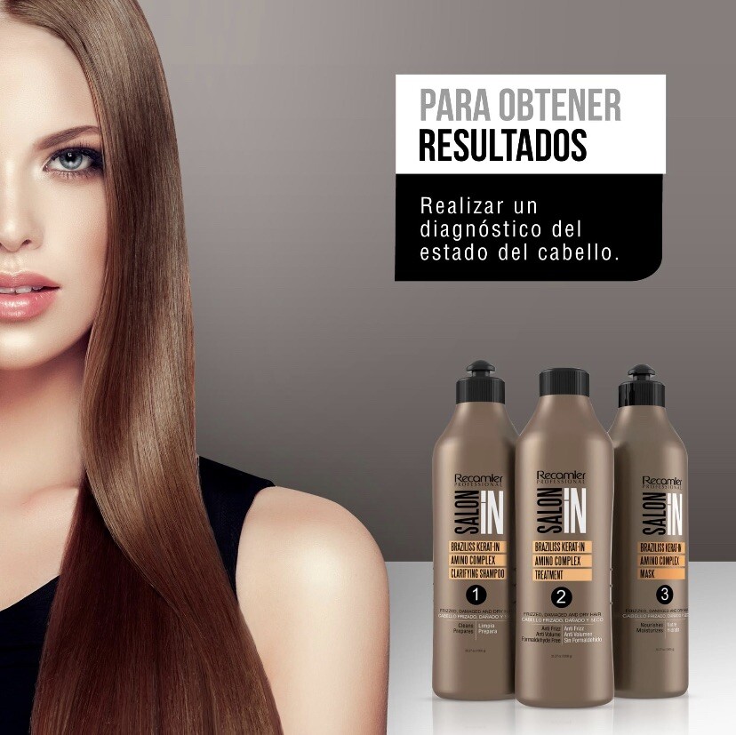 Recamier Salon in Braziliss Kerat-In Amino Complex 😷/Treatment