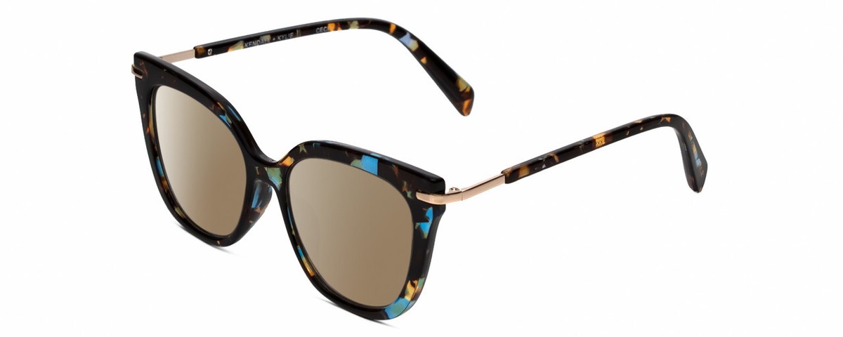 Kendall+Kylie KK5128CE CECI Cateye Polarized Sunglasses Blue  display picture 2