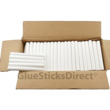 GlueSticksDirect White Colored Glue Sticks 7/16" X 4" 5 lbs