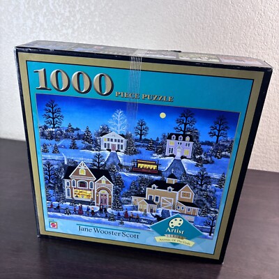 Mattel 1000 piece JIGSAW PUZZLE, Jane Wooster Scott 