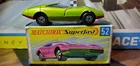 Matchbox Lesney Superfast #52 Dodge Charger MK III Green, Red Base, G box MINT +