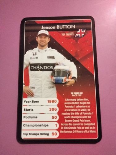2019 Top Trumps GRAND PRIX HEROES (you pick) pack fresh cards Free Shipping - Picture 33 of 33
