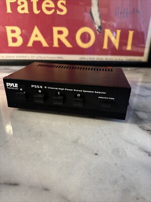 Pyle High Power Stereo Speaker Selector - Wired Connection PSS4