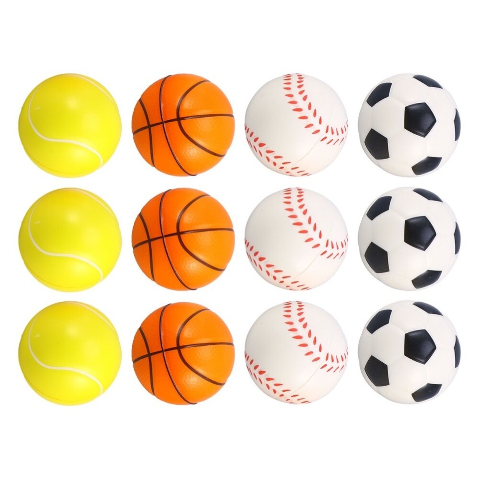 12 Pcs Bulk Stress Balls for Kids Small Foam Football eBay