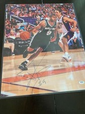Tony Parker Autographed 16x20 Photograph (Spurs) PSA/DNA COA
