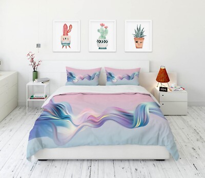 3D Colorful Texture A2940 Bed Pillowcases Quilt Duvet Cover Set Queen King Amy