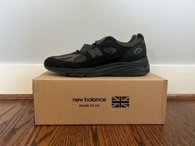 Size 12 - New Balance 991v2 MiUK Stone Island Black Brand New - Fast Ship!