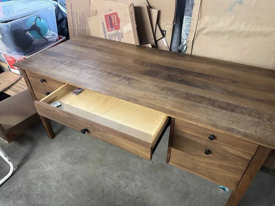 Real Solid Wood Office Desk - Image 3 of 4