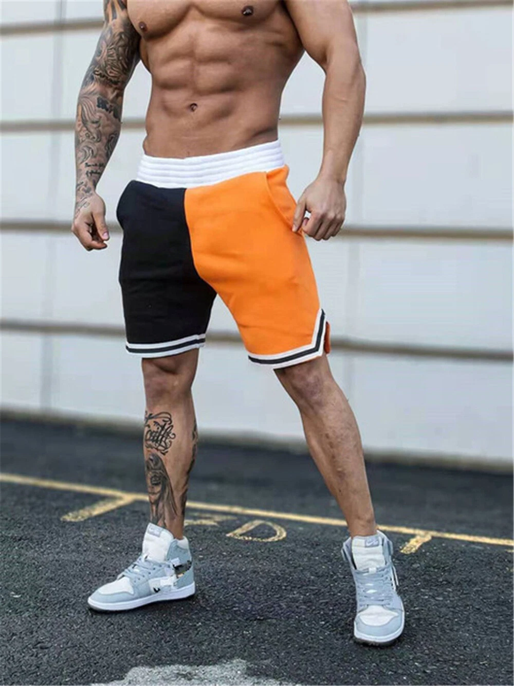Men Athletic Basketball Shorts Quick Dry Casual Training Breathable Sweatpants