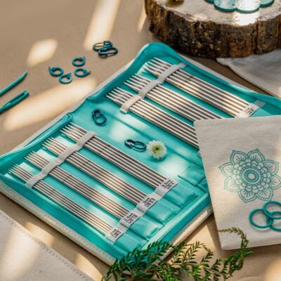 Knitpro Nadelspiel Set Mindful Stahl 2,00 - 5,00 mm 36331DE GRATEFUL