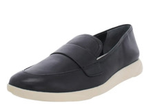 Franco Sarto Loafers Womens Size 6 Black Leather Slip On Shoes