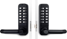 Keyless Entry Door Lock with Keypad Door Knob, Double Sided Keypads Door Lock