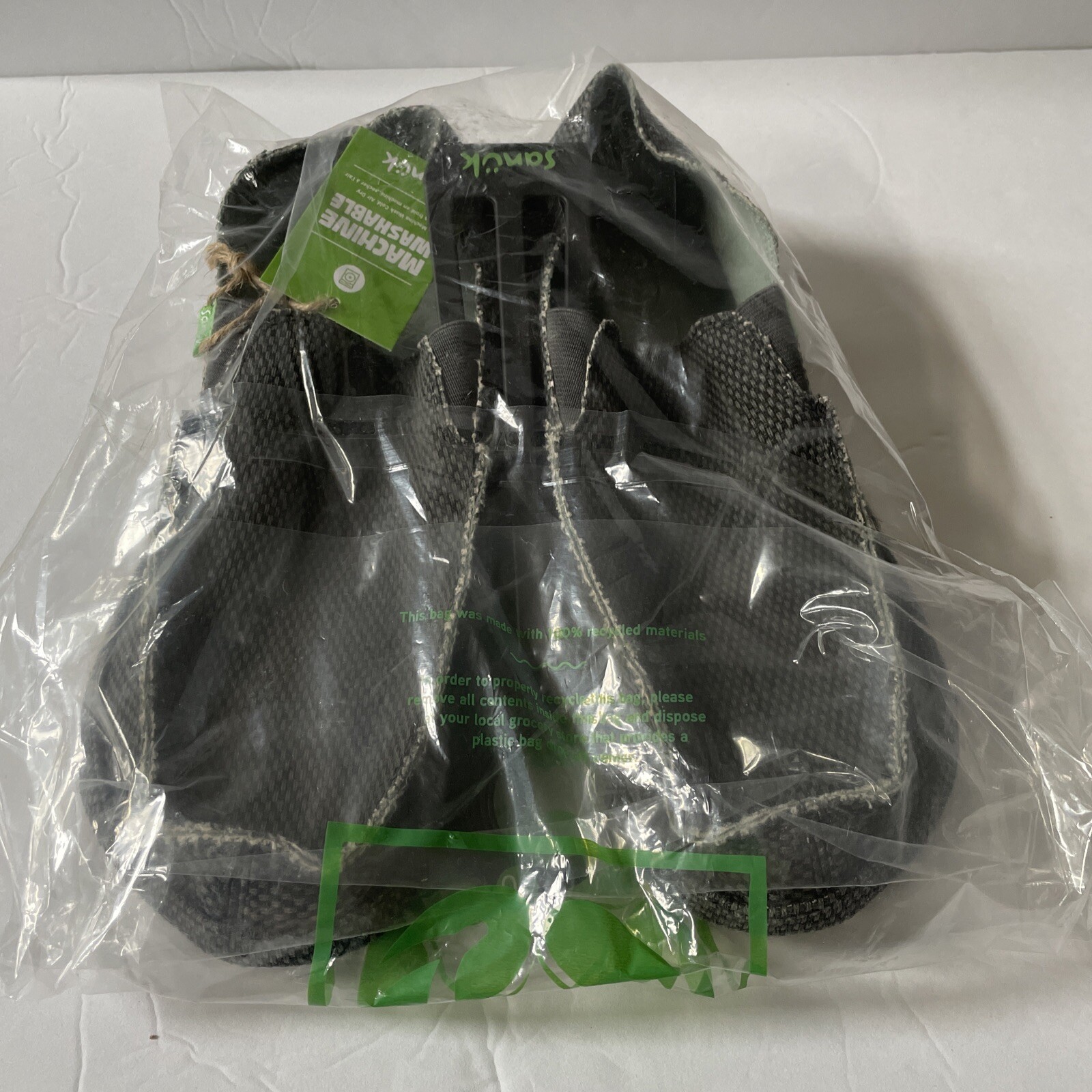 New SANUK Men's Sidewalk Surfer Rounder Shoes Pirate Black Smf10113 Size 10 NWT