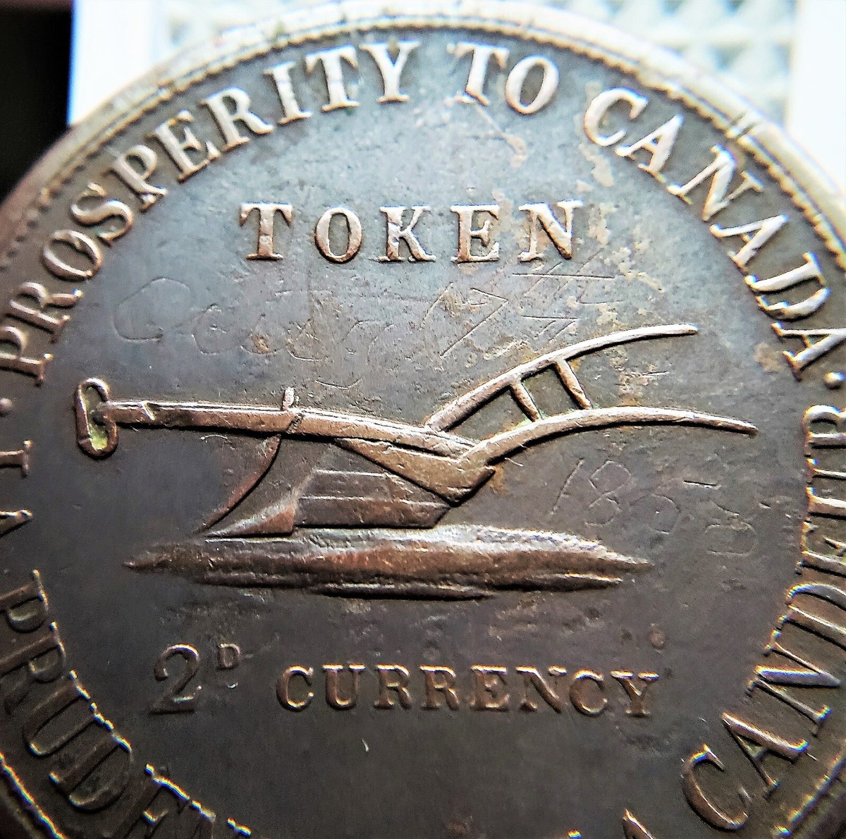 The Simcoe Canning Company - 2 Cent token (Ontario Canada) The Simcoe Canning Company - 2 Cent token (Ontario Canada)