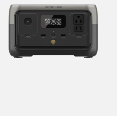 EcoFlow 600W Max 256Wh RIVER 2 Portable Power Station LiFePO4 Battery Generator