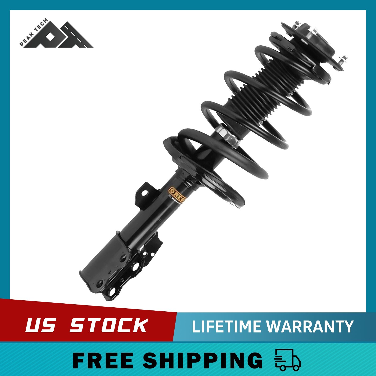 Front Left Driver Side Strut for 2005 - 2009 2010 Toyota Sienna FWD 7 Passenger