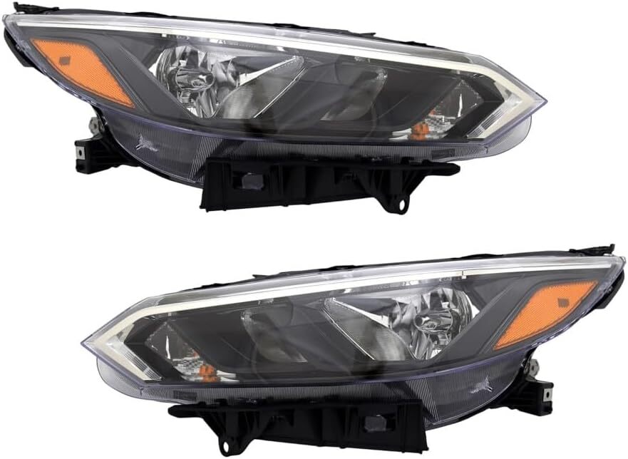 For Nissan Sentra S SV 2024 2025 Driver | Passenger Halogen Headlight W/o Bulb