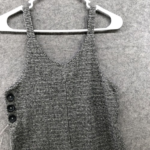Zara Girls 11/12 Pinafore Jumpsuit Houndstooth Tweed Soft Wide Leg Winter - Picture 3 of 8
