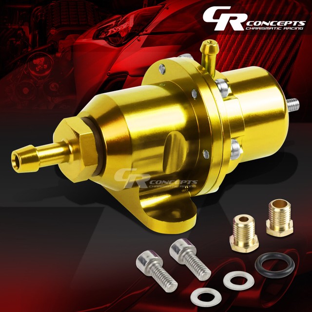 FOR HONDA ACURA B16 B18 F20 GOLD JDM ADJUSTABLE BILLET FUEL PRESSURE