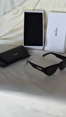 Celine CL40278U 01A Sonnenbrille Schwarz Original 55-17-140 Made In Italy