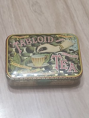 Vtg Tabloid Compressed Tea Tin Box Burrough Wellcome & Co