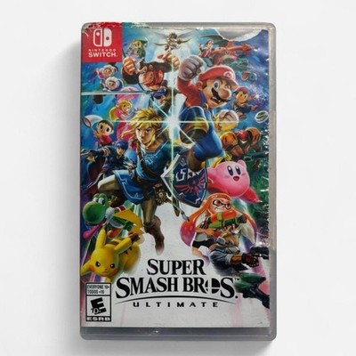 Super Smash Bros. Ultimate Nintendo Switch 2018 Cartridge and Case Tested Works
