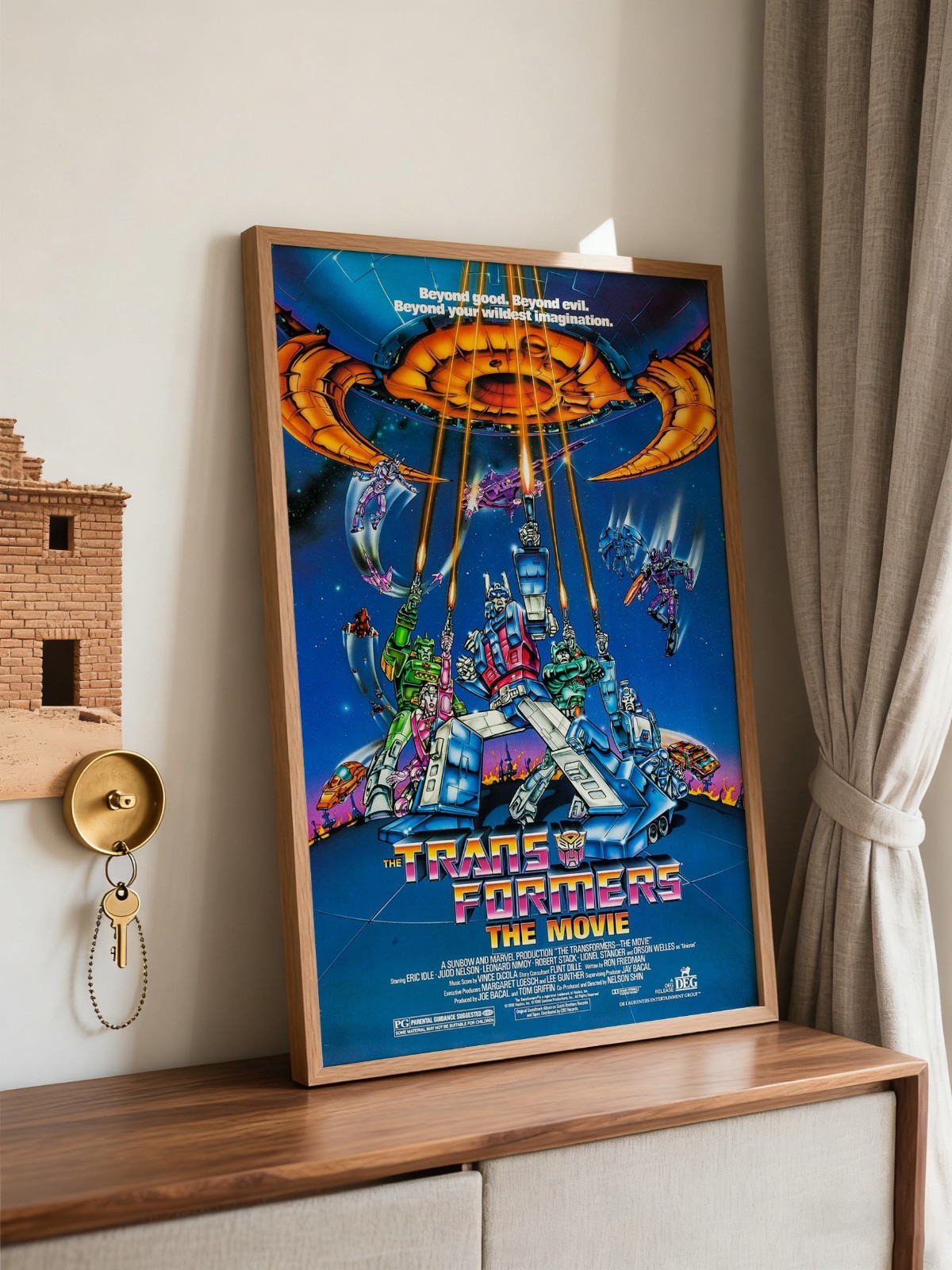Transformers The Movie (1986) Poster Wall Decor Art Print Canvas Poster