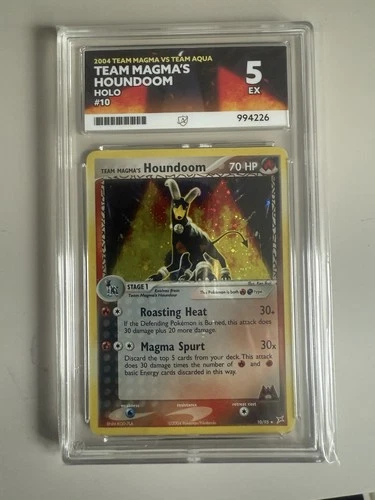 Team Magmas Houndoom Holo 10/95 Ace 5