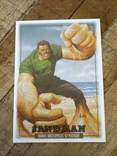 2024 Skybox Marvel Masterpieces ‘92 Platinum #77 Sandman Canvas Trading Card