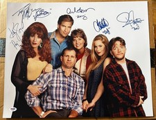 Married with Children Full Cast signed 17x20 PSA/DNA LOA 