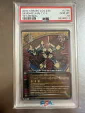 Naruto CCG S20 - Demonic Illusion: Toad Confrontation Singing 1st Edition PSA 10