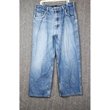 Sean John Denim Shorts Mens 40 Blue Vintage Y2K Streetwear Baggy Cotton