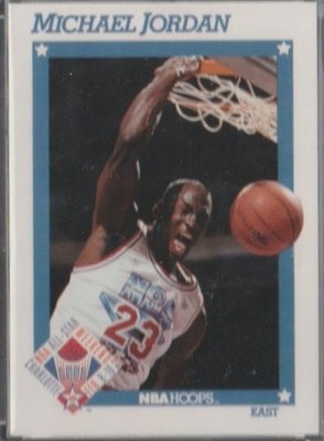 1991 NBA Hoops #253 Michael Jordan All-Star Game Card Mint Condition