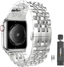 Luxury Stainless Steel Band Compatible with Apple Watch Ultra 3/2/1 49mm  Ser